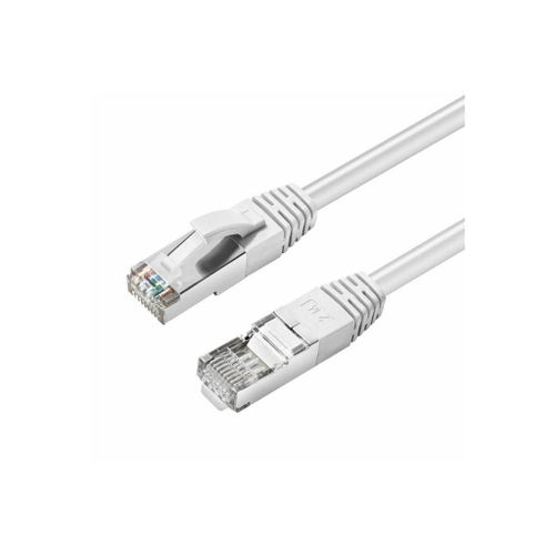 MicroConnect - Câble réseau - RJ-45 (M) pour RJ-45 (M) - 1 m - Paire torsadée blindée (SSTP) - CAT 6 - sans halogène, bloqué - blanc