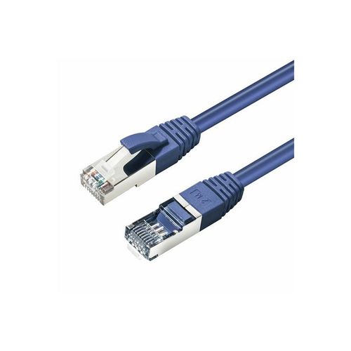 MicroConnect - Câble réseau - RJ-45 (M) pour RJ-45 (M) - 10 m - Paire torsadée blindée (SSTP) - CAT 6 - sans halogène, bloqué - bleu