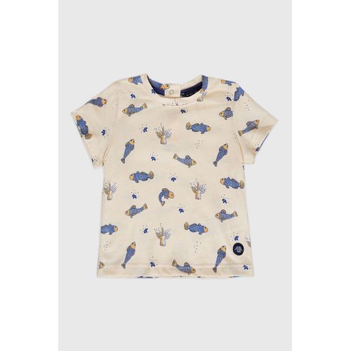 T-Shirt Sérigraphié Vie Sous Marine Baby - Coton