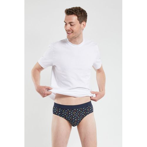 Slip Fermé Imprimé - Coton