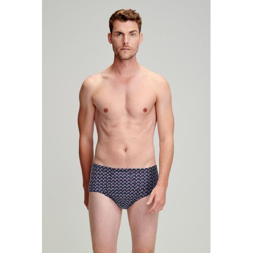 Slip Ouvert Motifs Géométriques - Coton Léger Issu De L Agriculture Biologique