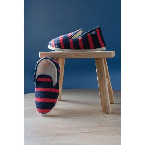 Chaussons Rayés Maoutig Du 35 Au 43 - Laine