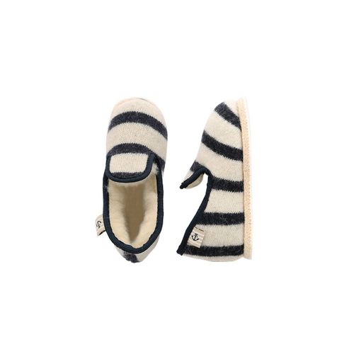 Chaussons Rayés Du 24 Au 32 - Laine - 28