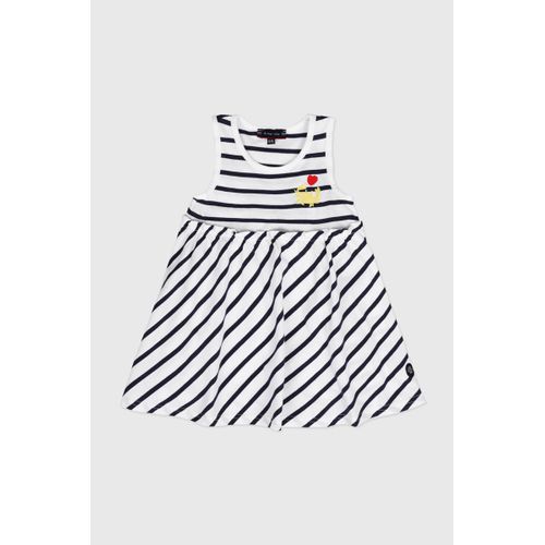 Robe Rayée Sans Manche Baby - Coton