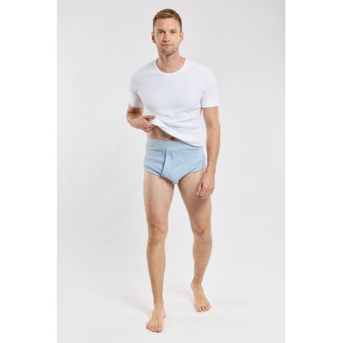 Slip Ouvert Taille Haute - Coton Léger Biologique