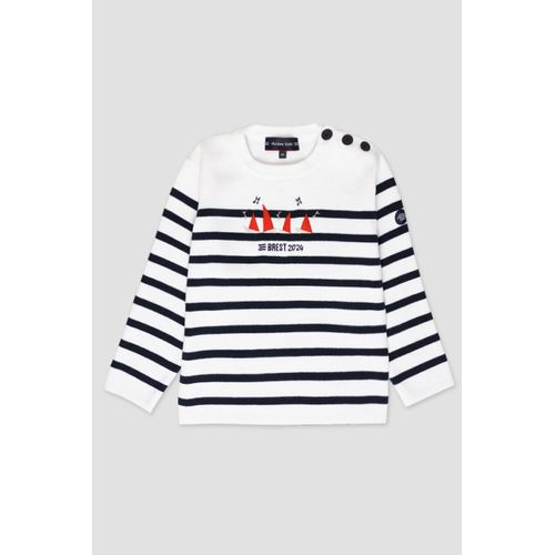 Pull Marin Brodé Kids - Brest 2024