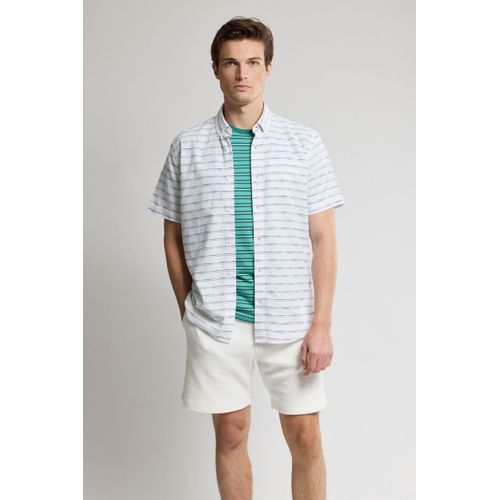 Chemise Manches Courtes - Lin Et Coton