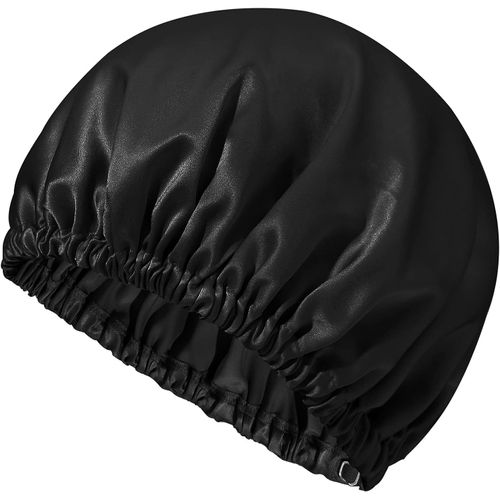 Bonnet De Nuit En Soie Pour Femme,22 Mommes,Réglable,Élastique,En Pure Soie De Mûrier
