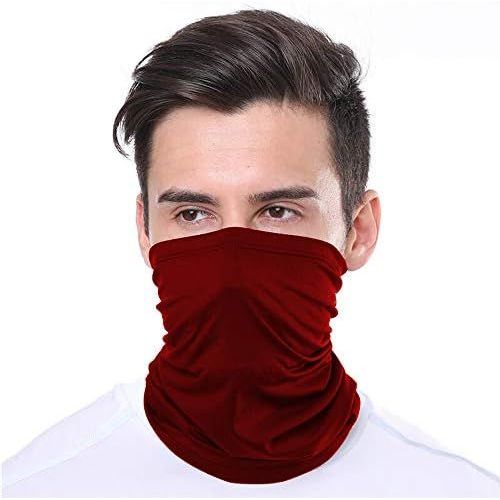 Foulard Multifonction|Bandana Homme Femme Écharpe Tube Tour De Cou Masque Masque De Protection Bouche Nez Masque Protection Solaire Coton Extérieur|Élastique Respirant Lavable.[P498]