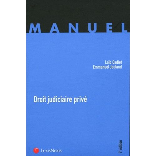 Droit Judiciaire Privé