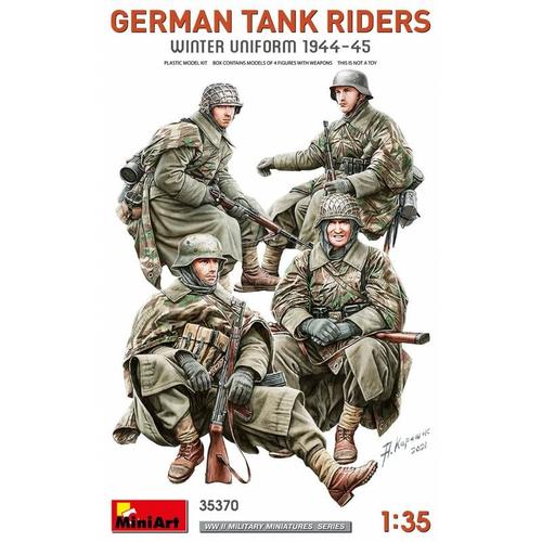 Miniart - German Tank Riders. Winter Uniform 1944-45maquette Figurine German Tank Riders. Winter Uniform 1944-45 Miniart |35370| 1:35 Figurine Miniature