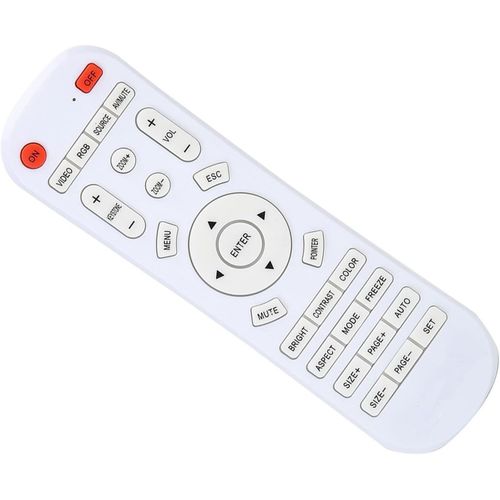 Télécommande Télécommande Universelle Remplacement De La Télécommande Sans Fil Pour Projecteur Blanc[APP6190999]