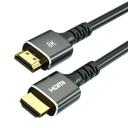 5 m ¿ Câble HDMI 2.1 8K Ultra High Speed, certifié (48G, 8K@60 Hz, tout dernier standard, officiellement licencié/testé pour une qualité optimale, idéal pour la PS5/Xbox, noir)