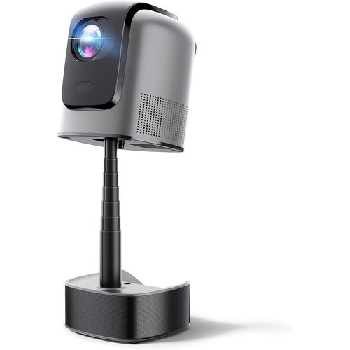 1080P Projecteur Portable Pour Home Cinéma, Vidéoprojecteur Portable Pris En Charge Décodage 4K Avec Tige Rétractable, Wifi Et Bluetooth, Projecteur Home Cinéma Pour Réunion, Étude[APP6190864]