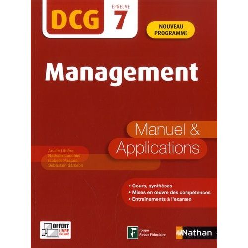 Management Dcg 7 - Manuel & Applications
