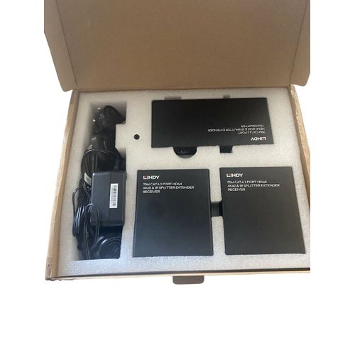 Lindy 70m 2 Port Cat.6 HDMI 4K60 Splitter Extender (38385)