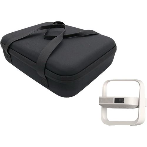 Sac De Rangement Souple Pour Projecteur Portable Xgimi Elfin Flip - Sac De Rangement Épais Et Portable Avec Bandoulière Réglable - Poche En Maille Pour Accessoires (Noir Dur)[APP6191077]