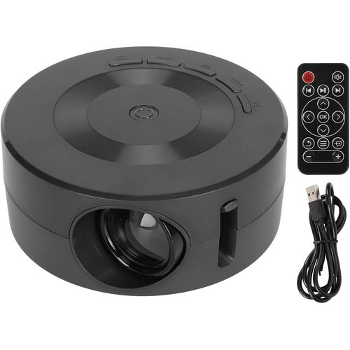 Mini Projecteur Portable,Mini Projecteur Led, Lentille Optique, Haut-Parleur Intégré, Alimentation Mobile, Protection Des Yeux, Petit Projecteur Domestique, 1080P[APP6191250]