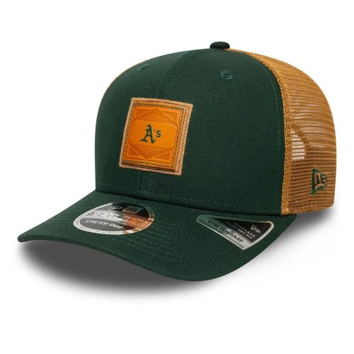 Casquette 9seventy Stretch Snap Oakland Athletics Debossed Logo Vert Foncé