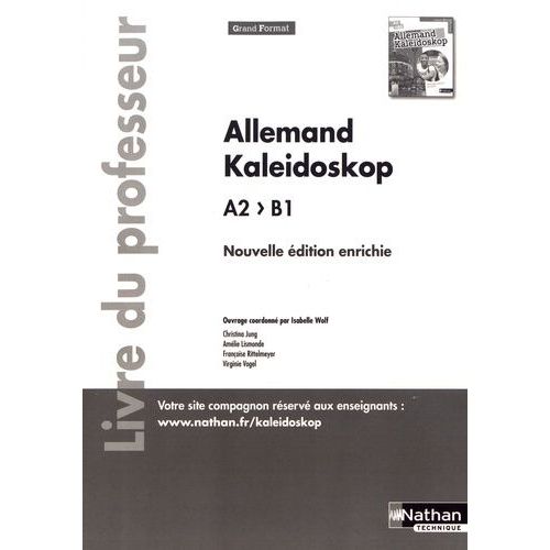 Allemand Kaleidoskop A2>B1 - Livre Du Professeur