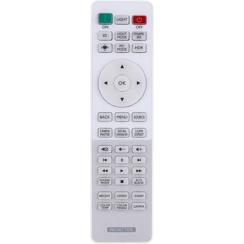 Rcv012 Rcv015 Télécommande Pour Benq W1090 Th683 W1070+ W2000 W2000+ W1110 Ht1075 Ht1085St Ht2150St Ht2050 Mh684 Th670 W1075 W1080St+ W1120 W3000 Ht2550 Vidéoprojecteurs Avec Rétro[APP6190167]