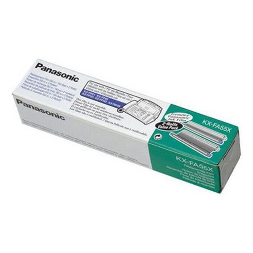 Panasonic KX FA55X - Ruban pelliculaire - 2 - pour KX FM90, FP153, FP158, FP82, FP86, FP88, FPC165, FPC166, FPC185, FPC95, FPC96, FPG372