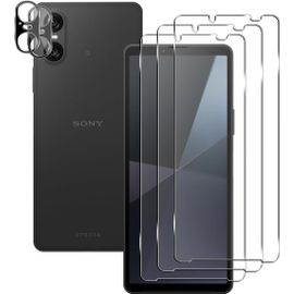 Verre Trempé Compatible Avec Sony Xperia 10 Vi, 3 Pièces Protection Écran Et 2 Pièces Caméra Arrière Protecteur,Anti Rayures Hd Protecteur D'écran Pour Sony Xperia 10 Vi[Lot6191881]