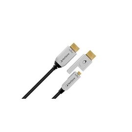 Norstone - Câble en fibre optique HDMI - HDMI 2.0 - Compatible UHD 4K, Full HD, 3D, Audio 7.1 - Connecteur plaqué or - 60m