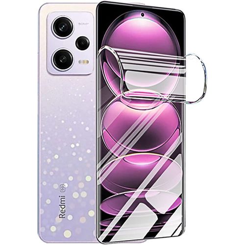 [2 Pcs] Films De Protection D'écran En Hydrogel Pour Xiaomi Redmi Note 12 Pro 5g/Redmi Note 12 Pro+ 5g (6.67 Pouces), [Hd] Film De Protection En Transparent Tpu Souple [Pas De Verr[Lot6196641]