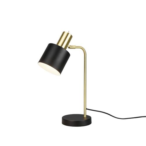 Reality Adam Adam Modern Lampe De Bureau Noir, Doré