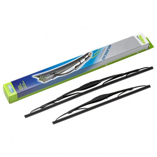 Jeu De 3 Balais Essuie Glace Avant/Arrière Pour Dacia Duster 1 De 04/2010 À 05/2012 - Valeo Silencio