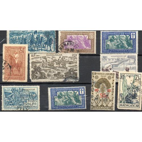 Madagascar Timbres Divers