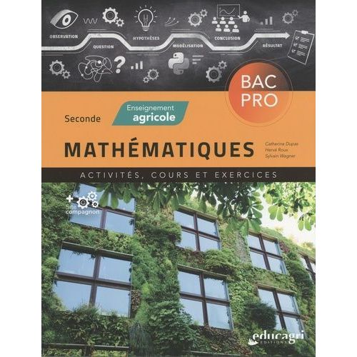 Mathématiques 2de Bac Pro Enseignement Agricole - Activités, Cours Et Exercices