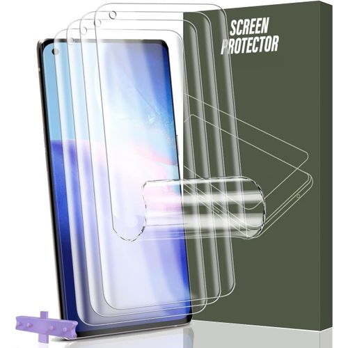 4 Pièces Protection D'écran Pour Oppo Find X3 Neo, Protection Film Oppo Find X3 Neo Tpu Flexible, Hd Clair Doux Transparent Film De Protection D'écran Pour Oppo Find X3 Neo (Pas En[Lot6196615]