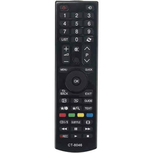 Ct-8046 Replacement Remote Control For Toshiba Hd Tv 24D1543Dg 24D1534Dg 24D1533Dg 32L1543Dg 32W1543Dg 32L1544Dg 32W1544Dg 40L1534Dg 32W1533Dg 40L15 33Db[H585]