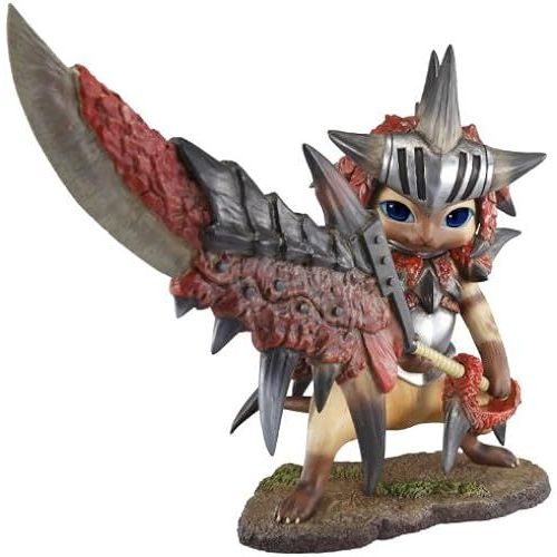 Game Characters Collection Dx Monster Hunter Portable 3rd Otomo Airou (Reus Neko Series) - 10cm Tall Figure []