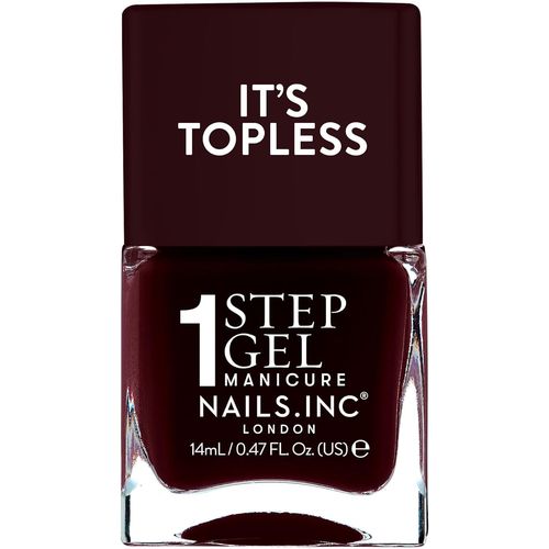 Inc Topless Billie (Bordeaux)-Vernis Gel Sans Uv-Manucure En 1 Étape Jusqu¿À 8 Jours De Tenue-Séchage Rapide,Végan & 21-Free-Pour Enfants & Adultes-Sans Base Ni Top Coat