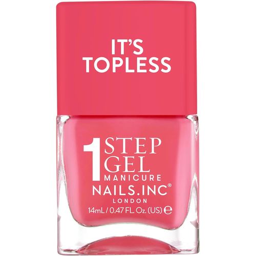 Inc Topless Sofia (Rouge Corail)-Vernis Gel Sans Uv-Manucure En 1 Étape Jusqu¿À 8 Jours De Tenue-Séchage Rapide,Végan & 21-Free-Kit Vernis Pour Enfants & Adultes,Sans Base Ni Top Coat