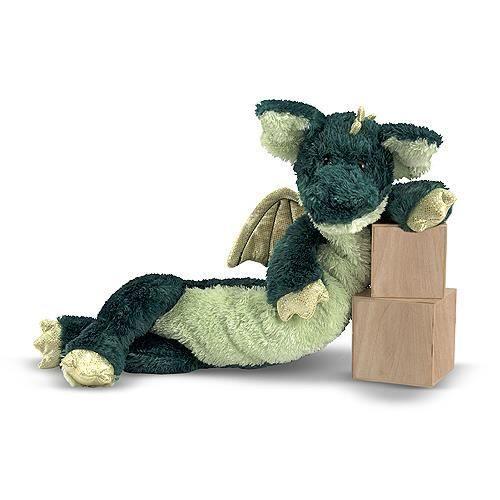 Peluche Dragon Vert 54 Cm