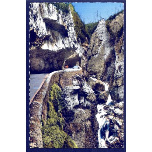 Carte Postale Paysages Du Vercors, La Route Des Grands Goulets Dominant La Vallée De La Vernaison, 1969