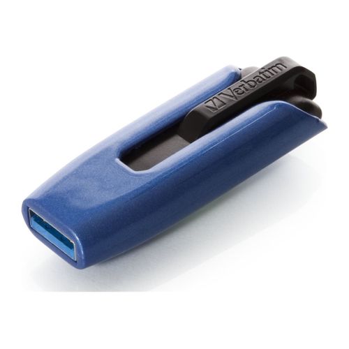 Verbatim Store 'n' Go V3 MAX - Clé USB - 128 Go - USB 3.0 - bleu/noir