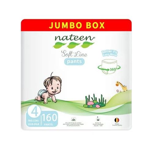 Nateen - Couche Culotte Taille Large (7 - 13kg) - Sachet De 20 Pièces