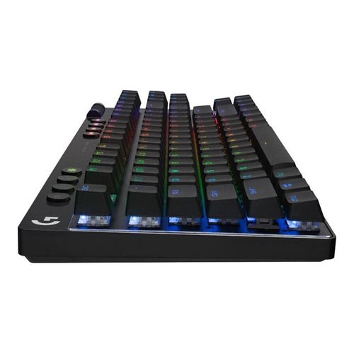 Logitech G PRO X TKL - Clavier - backlit - sans fil - 2.4 GHz, Bluetooth - QWERTY - R.-U. - commutateur : Tactile - blanc