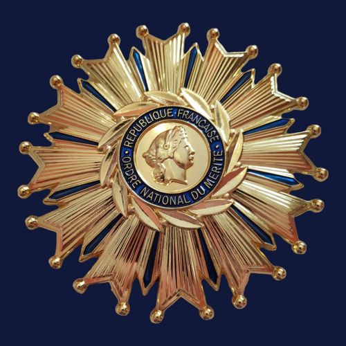 Plaque De Grand Croix De L'ordre National Du Mérite 1963