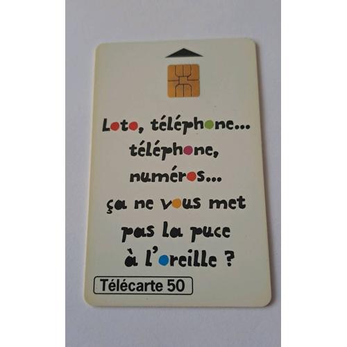 Carte Téléphone, La Française Des Jeux, Loto, 50u, 11/97, 1 300 000 Ex