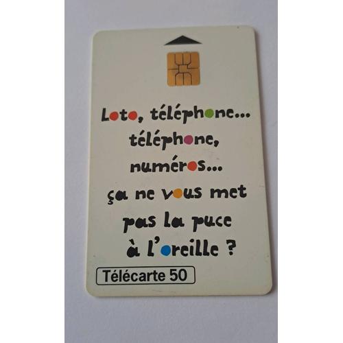 Carte Téléphone, La Française Des Jeux, Loto, 50u, 11/97, Tirage 1 300 000 Ex