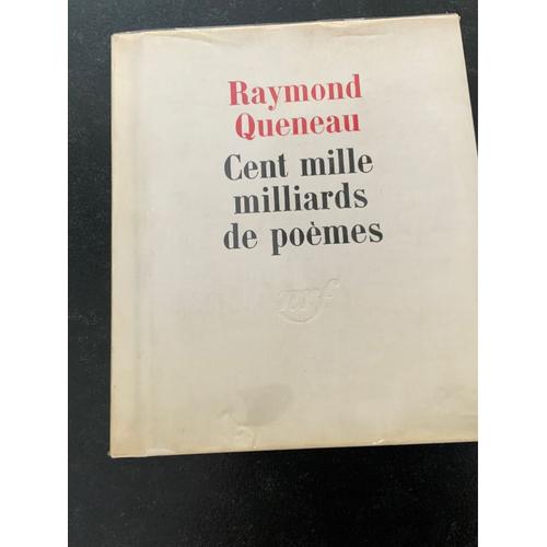 Cent Mille Milliards De Poème De Raymond Queneau