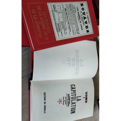 Livre D'histoire Les Énigmes De La Guerre De 70 Et De La Commune Présenté Par Bernard Michal En Trois Tomes
