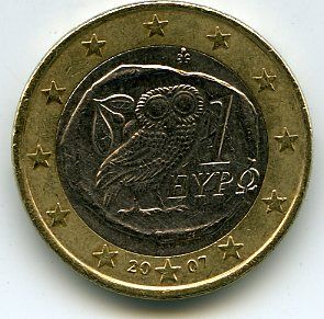 Grèce 1 Euro 2007