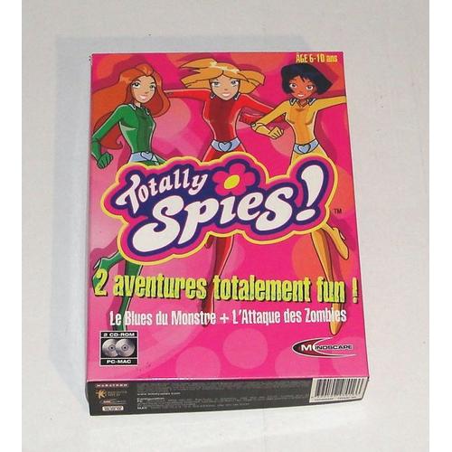 Cd Rom Totally Spies 2 Jeux Pc Le Blues Du Monstre + L'attaque Des Zombies Mindscape